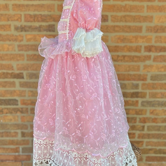 Princess Pink Poofy Dress, Marie Antoinette, Hamilton, Sz 4, Fancy Historical - Picture 6 of 13